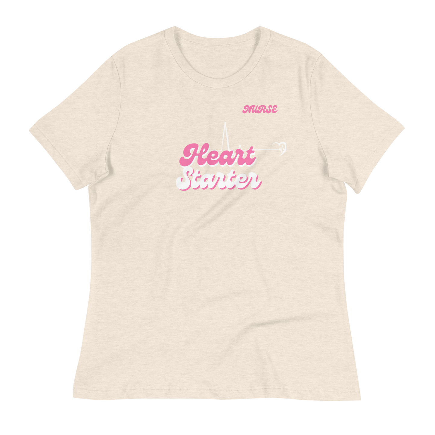 Nurse Heart Starter Relaxed T-Shirt