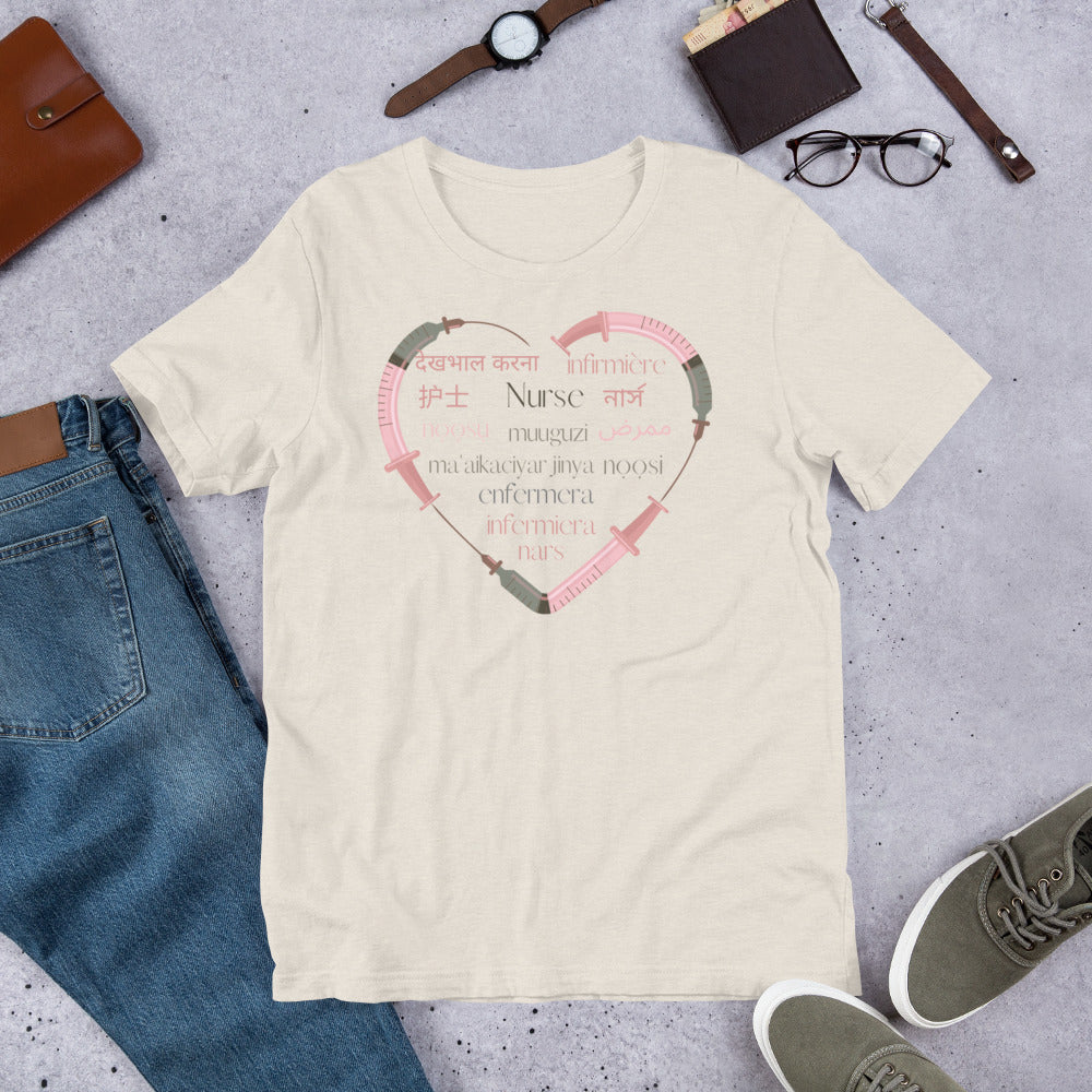 Nurse Universal language T-shirt
