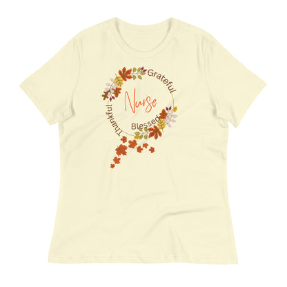 Gratef Fall Nurse  T-Shirt 