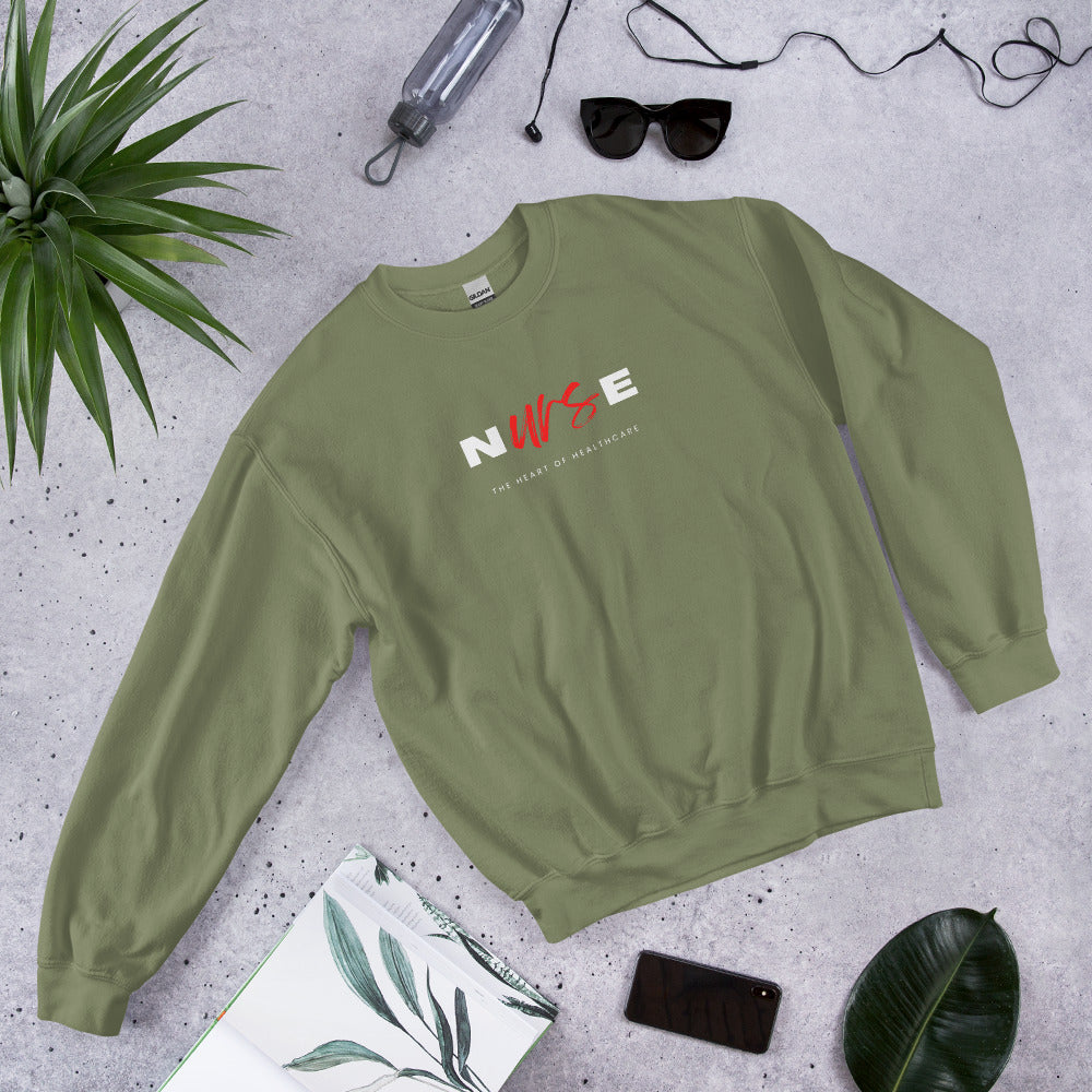 Heart of Healthcare Nurse Sweatshirt 