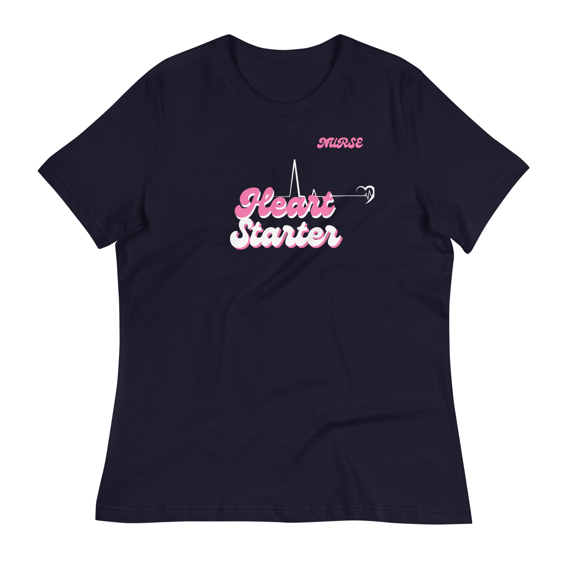 Nurse Heart Starter Relaxed T-Shirt 