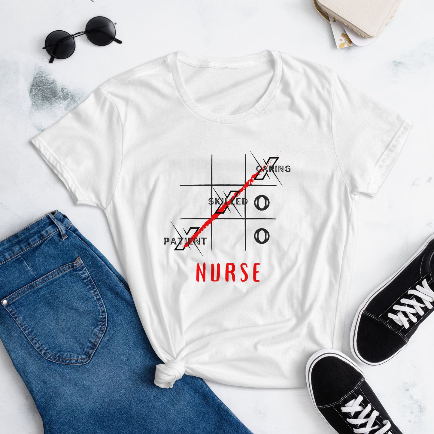 Nurse tik tak short sleeve t-shirt 