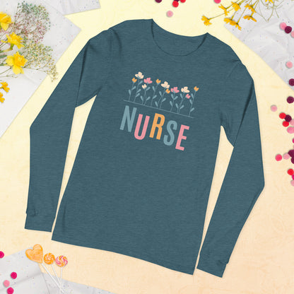 Springing Nurse Long Sleeve Tee 