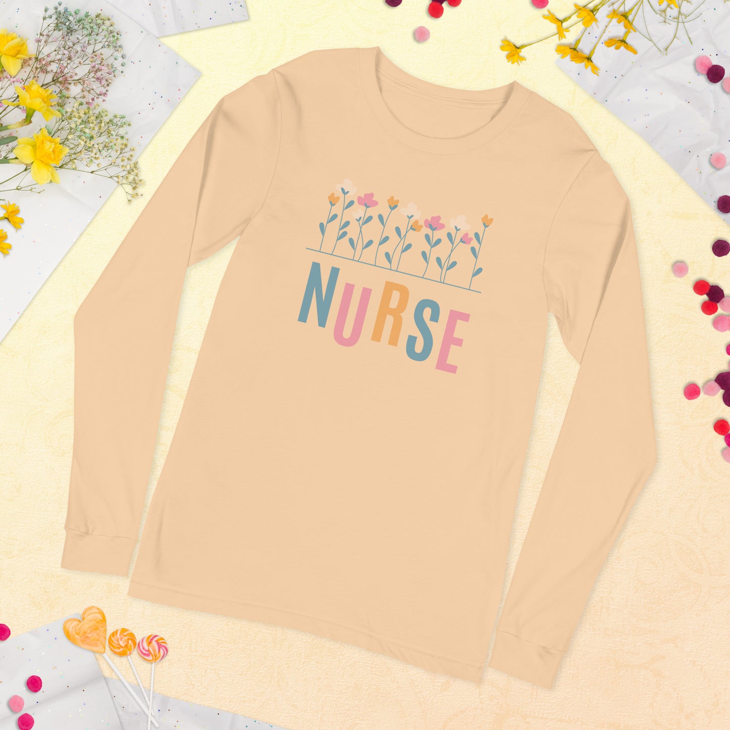 Springing Nurse Long Sleeve Tee 