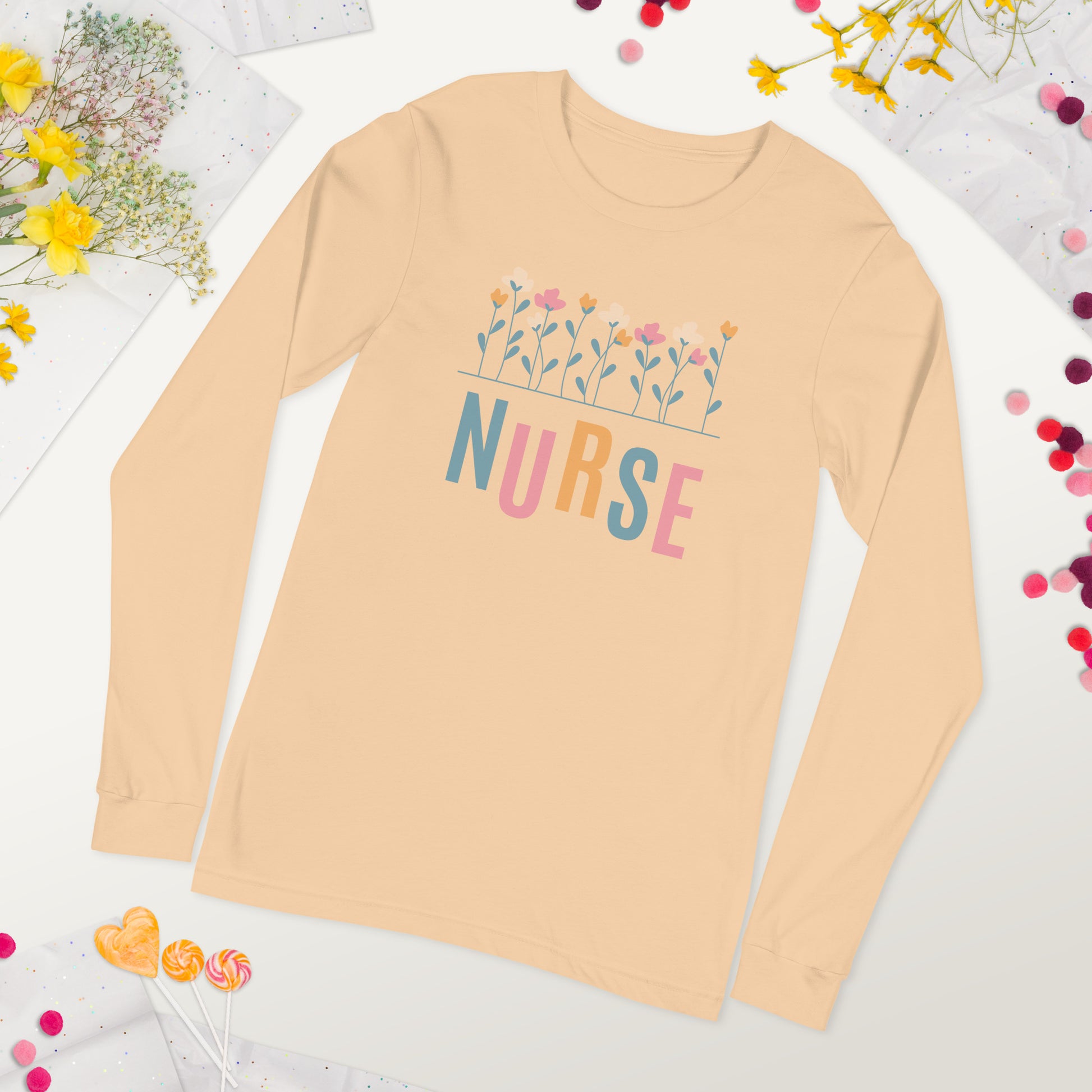 Springing Nurse Long Sleeve Tee 