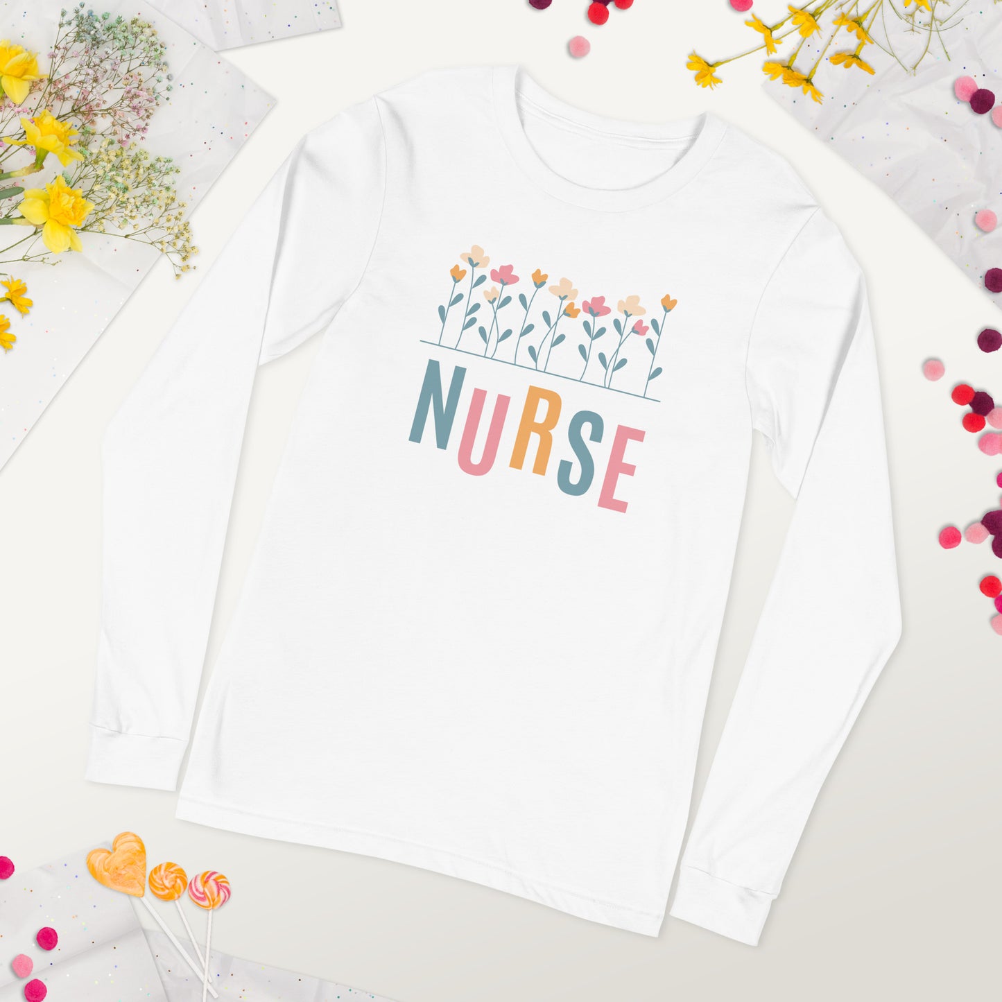 Springing Nurse Long Sleeve Tee 