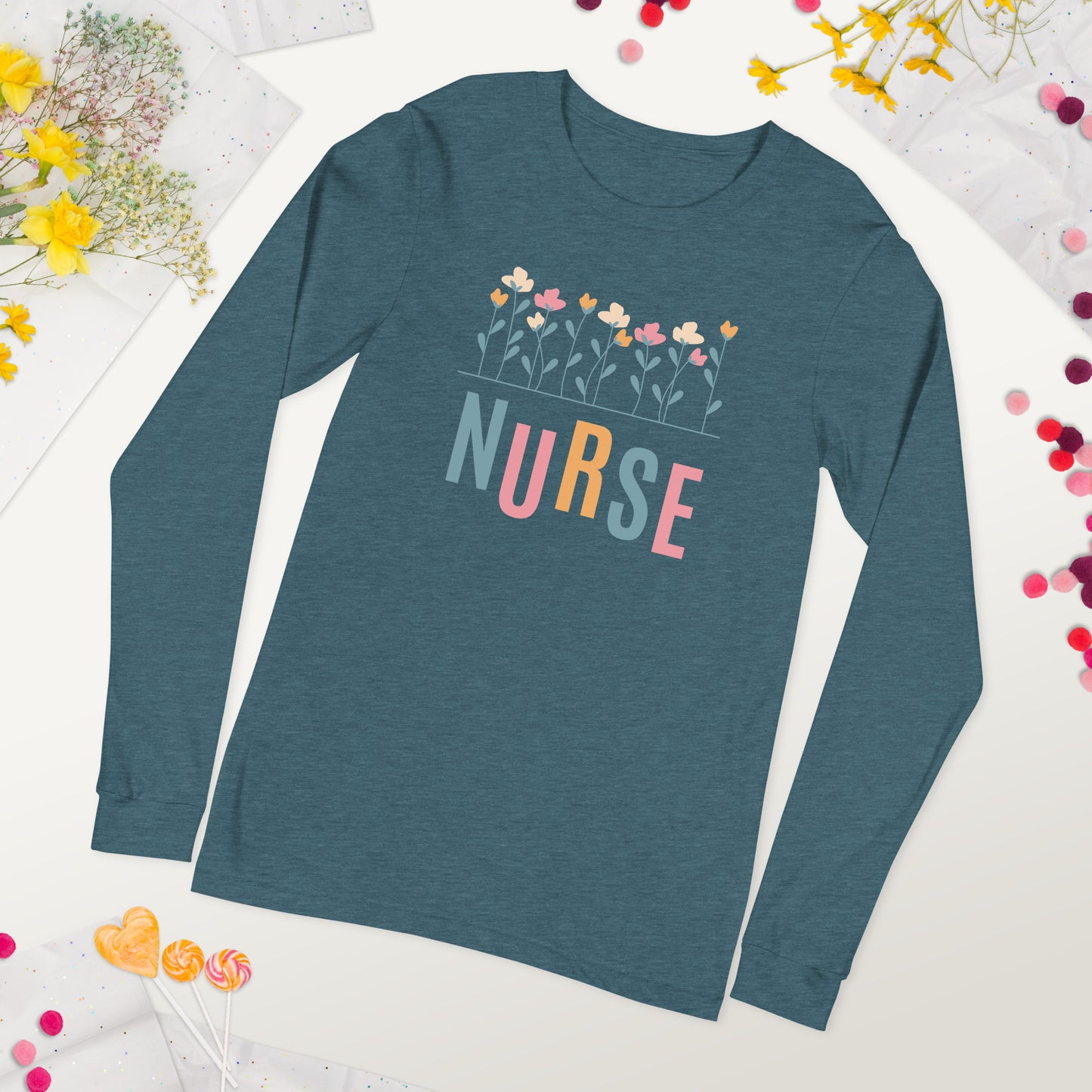 Springing Nurse Long Sleeve Tee 