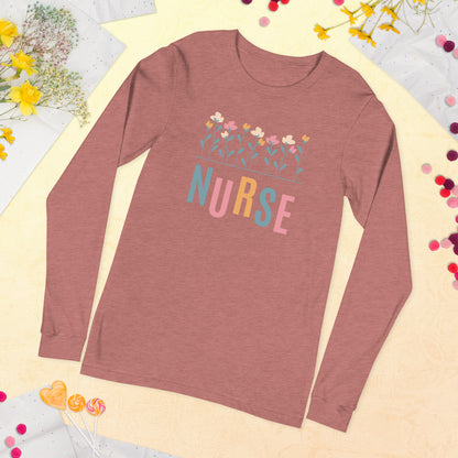 Springing Nurse Long Sleeve Tee 