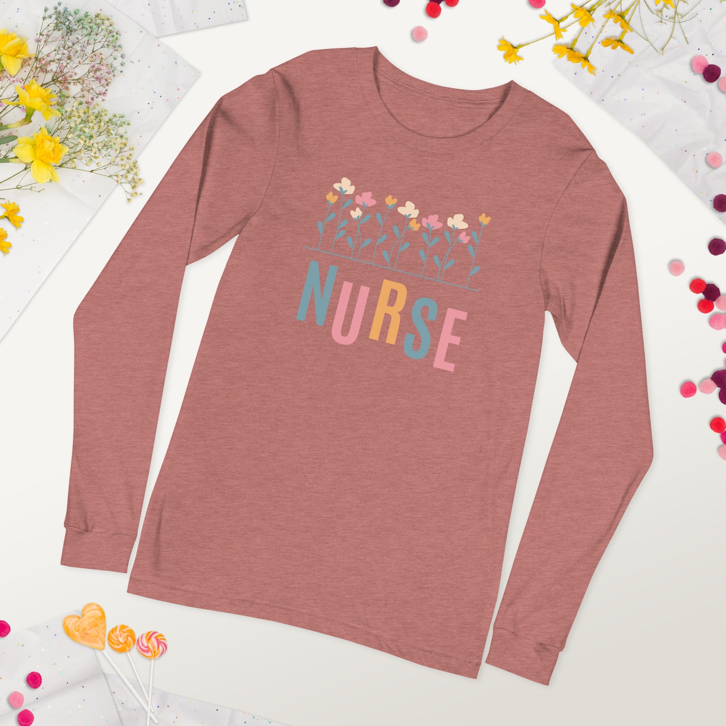 Springing Nurse Long Sleeve Tee 