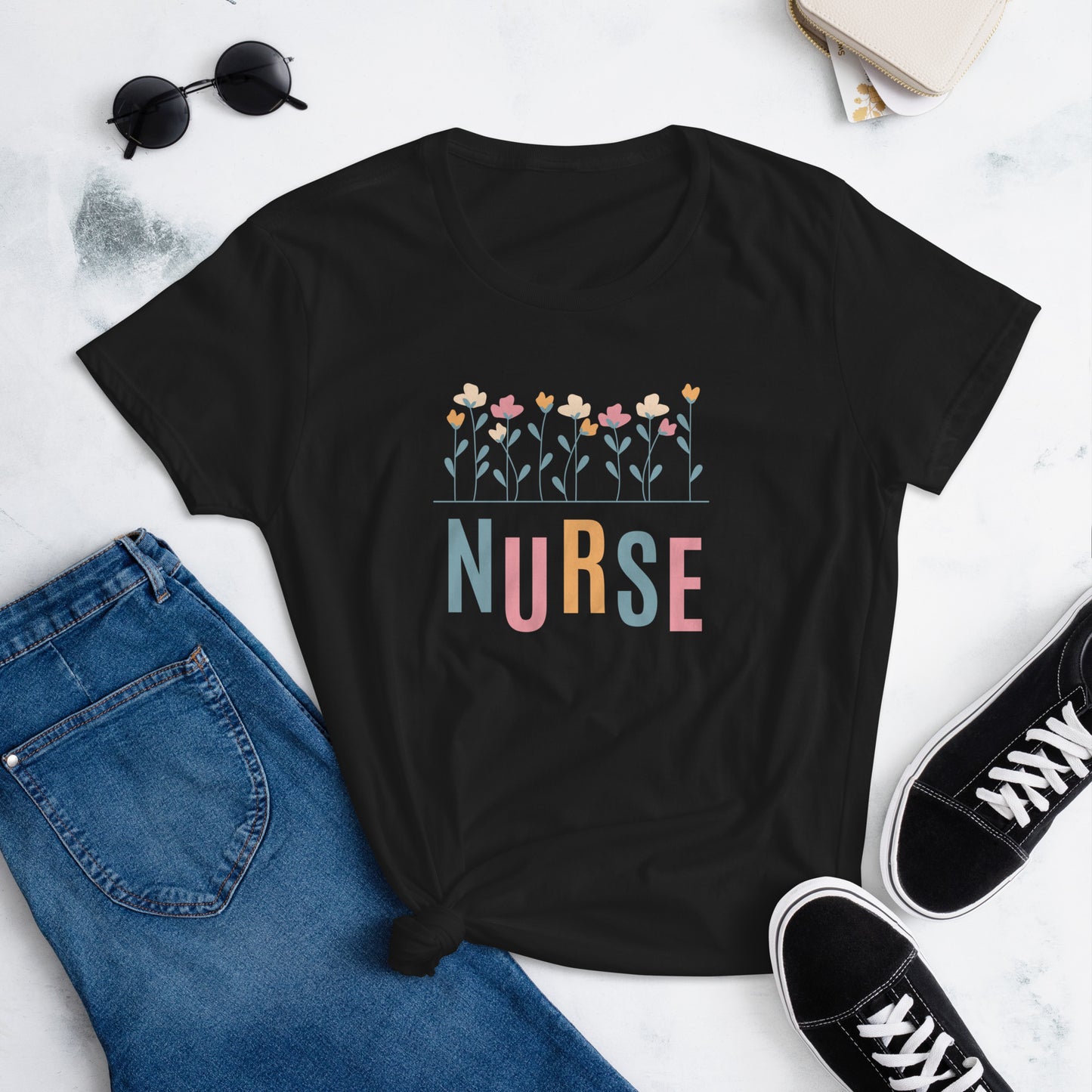 Sprining Nurse short sleeve t-shirt 