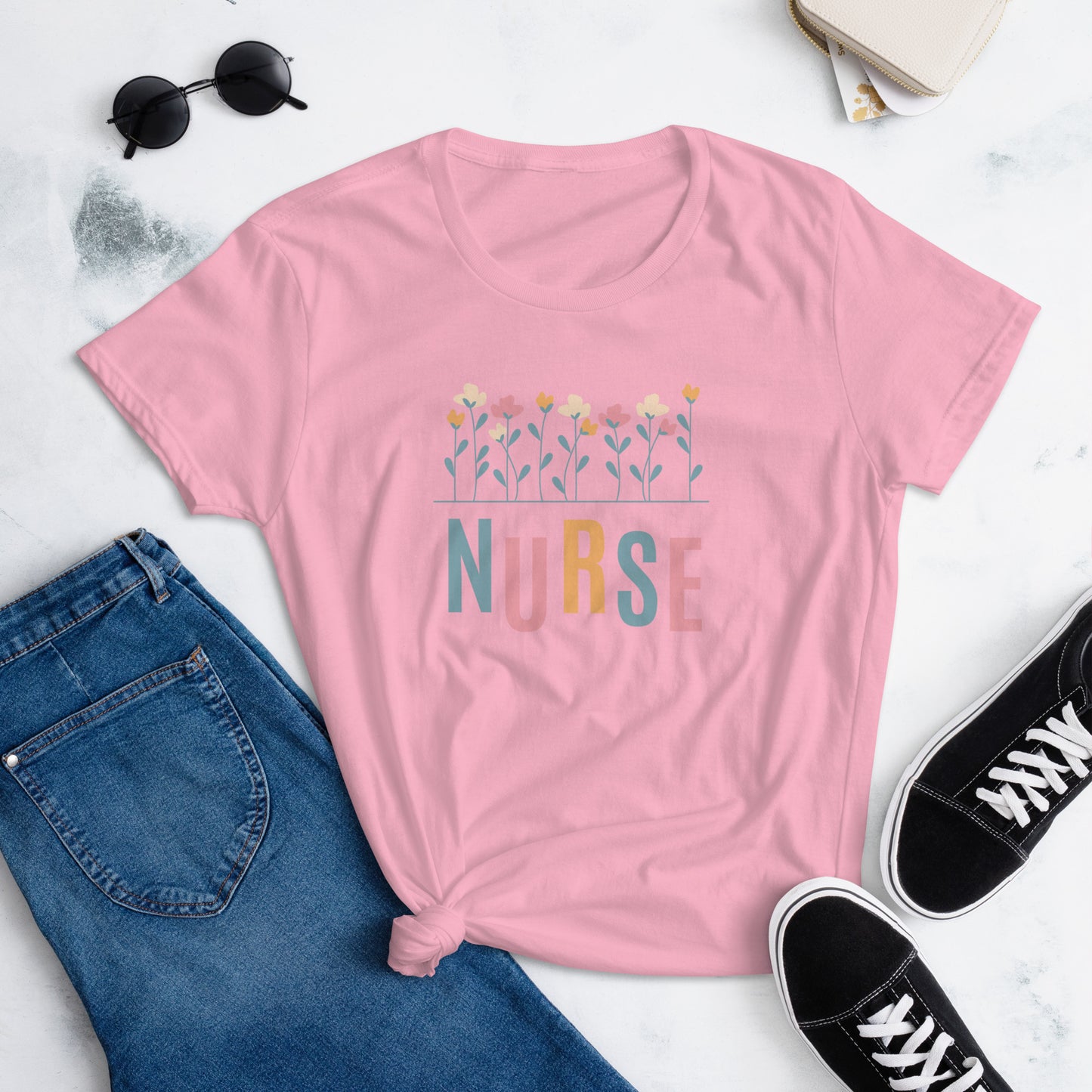 Sprining Nurse short sleeve t-shirt 