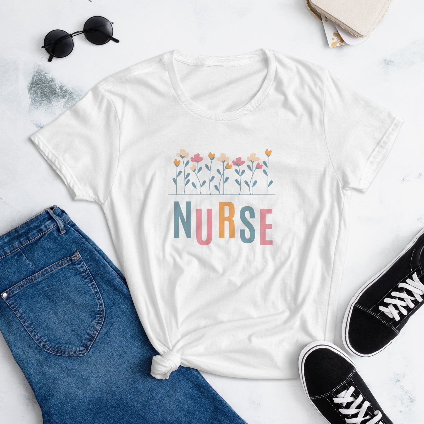 Sprining Nurse short sleeve t-shirt 