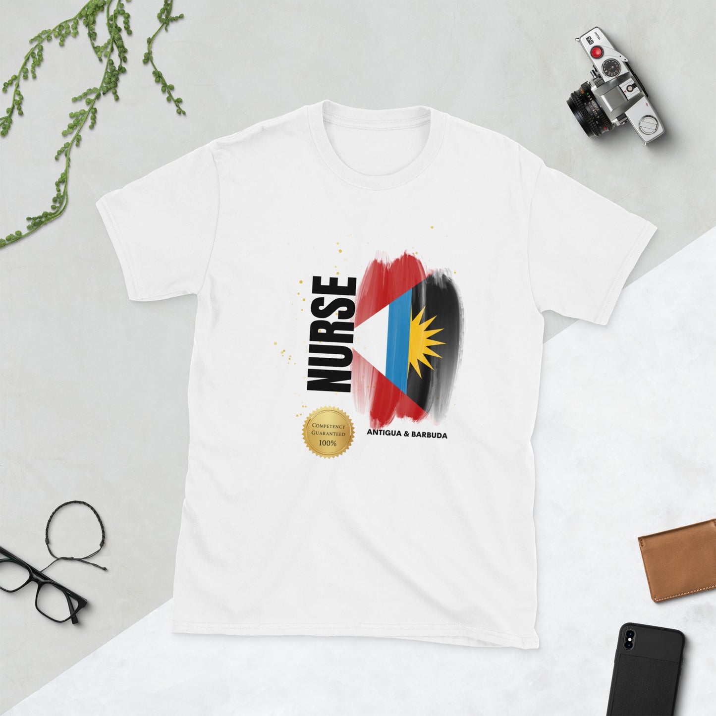 Antigua  & Barbuda Nurse  T-Shirt 