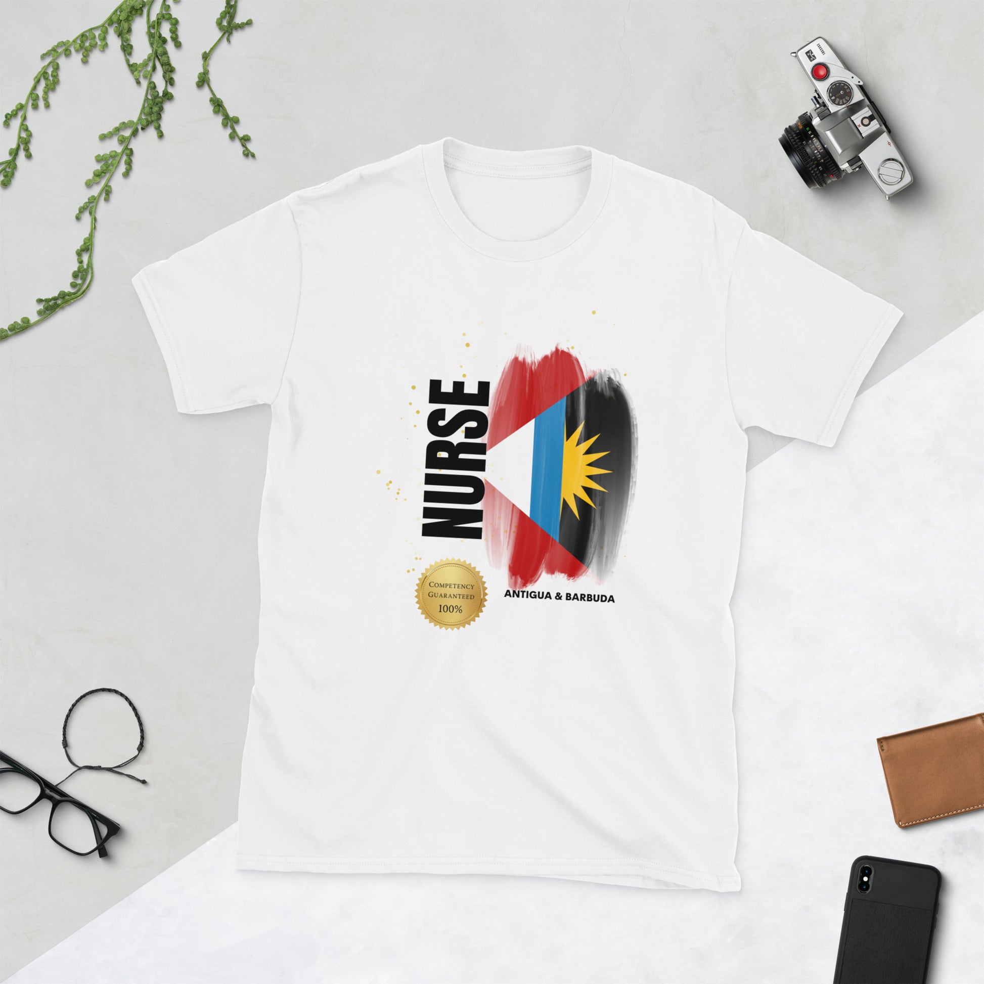 Antigua  & Barbuda Nurse  T-Shirt 