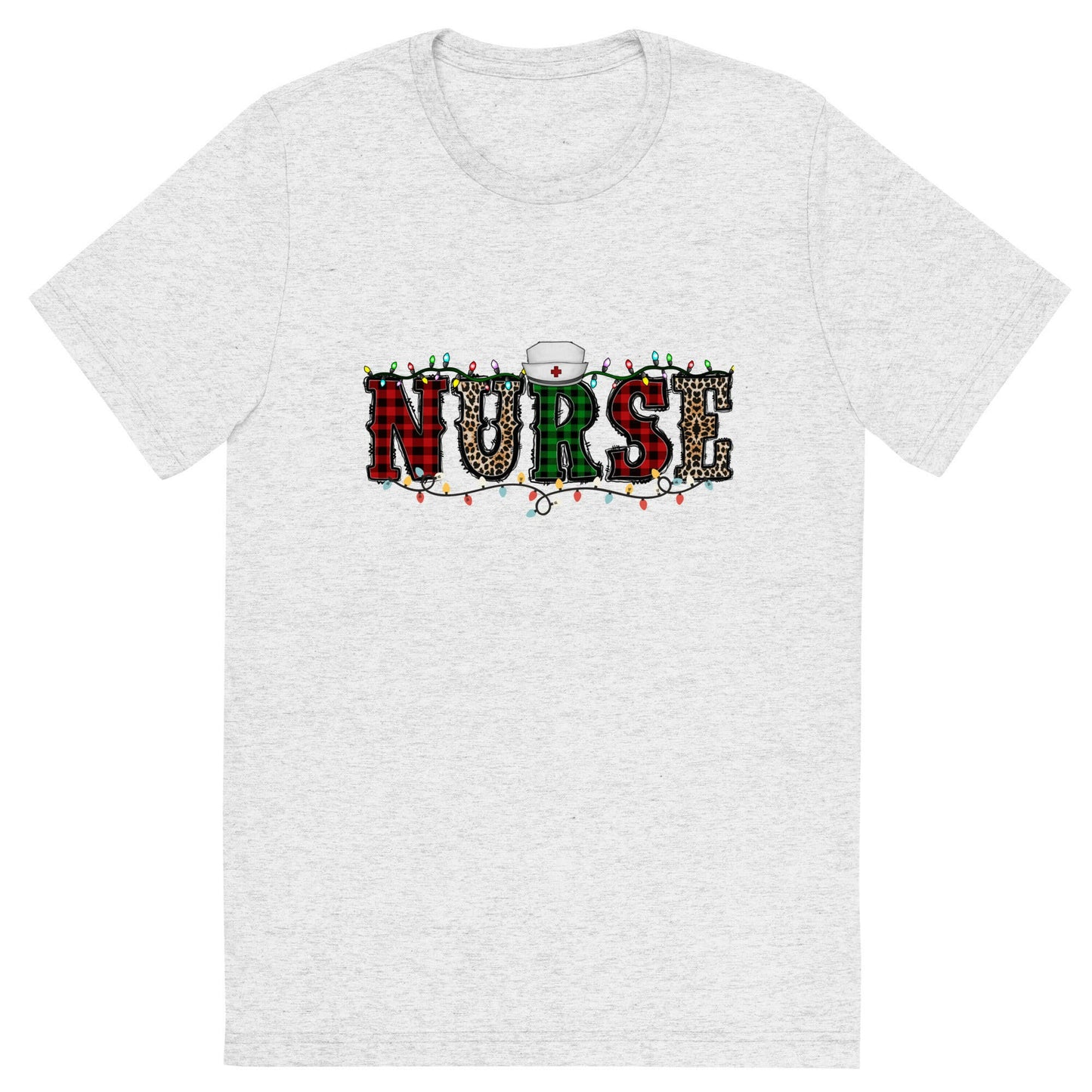 Nurse Christmas Lights Short sleeve t-shirt 