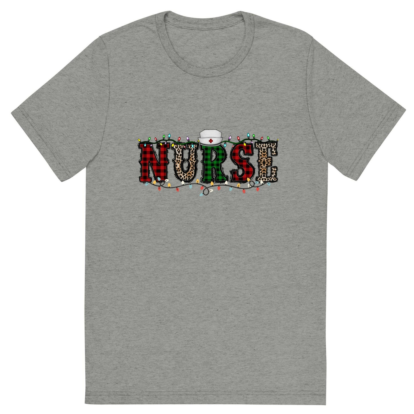 Nurse Christmas Lights Short sleeve t-shirt 