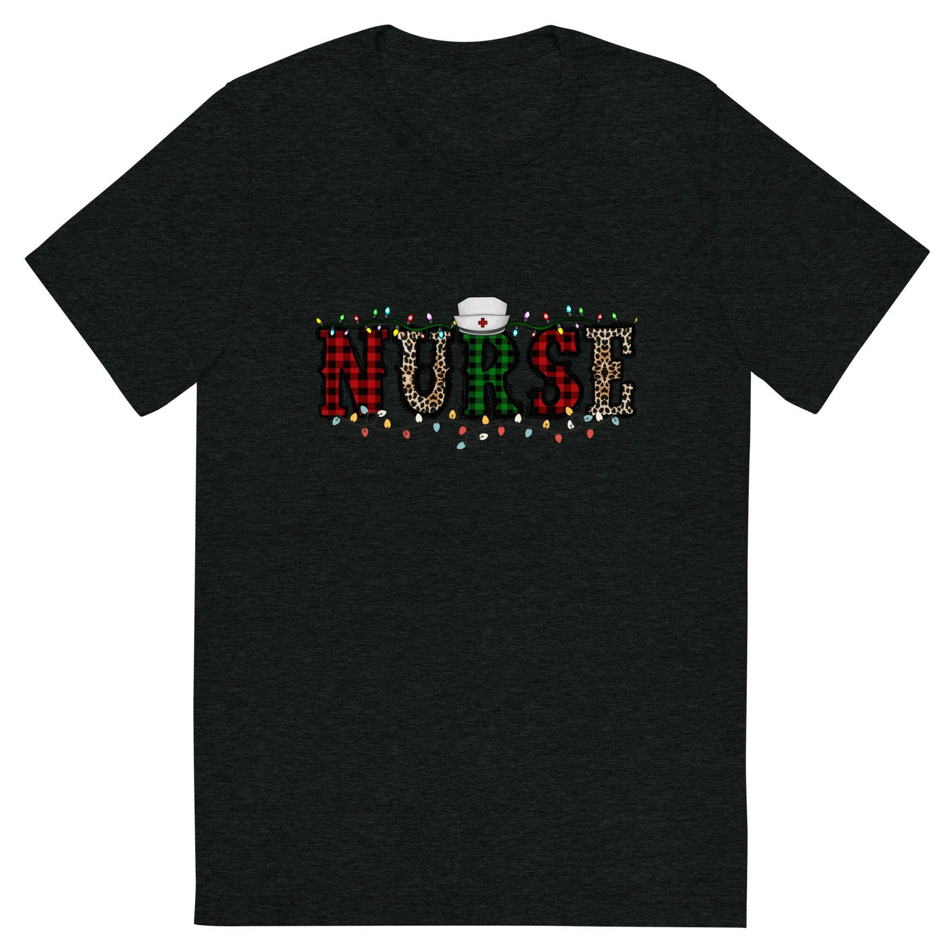 Nurse Christmas Lights Short sleeve t-shirt 