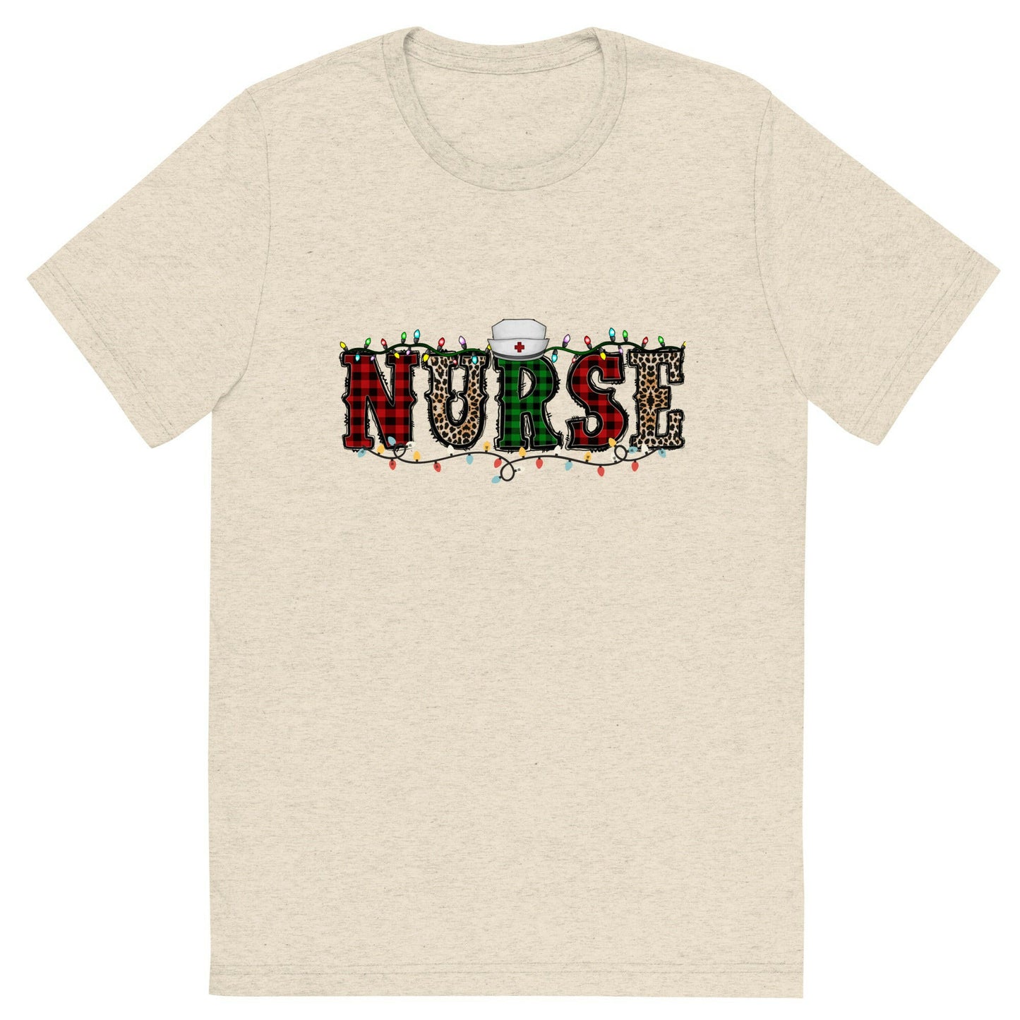 Nurse Christmas Lights Short sleeve t-shirt 