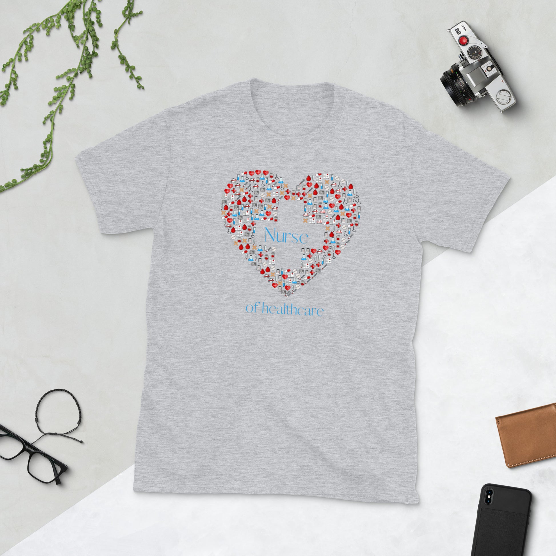 The Nurse: Heart of Healthcare Short-Sleeve T-Shirt 